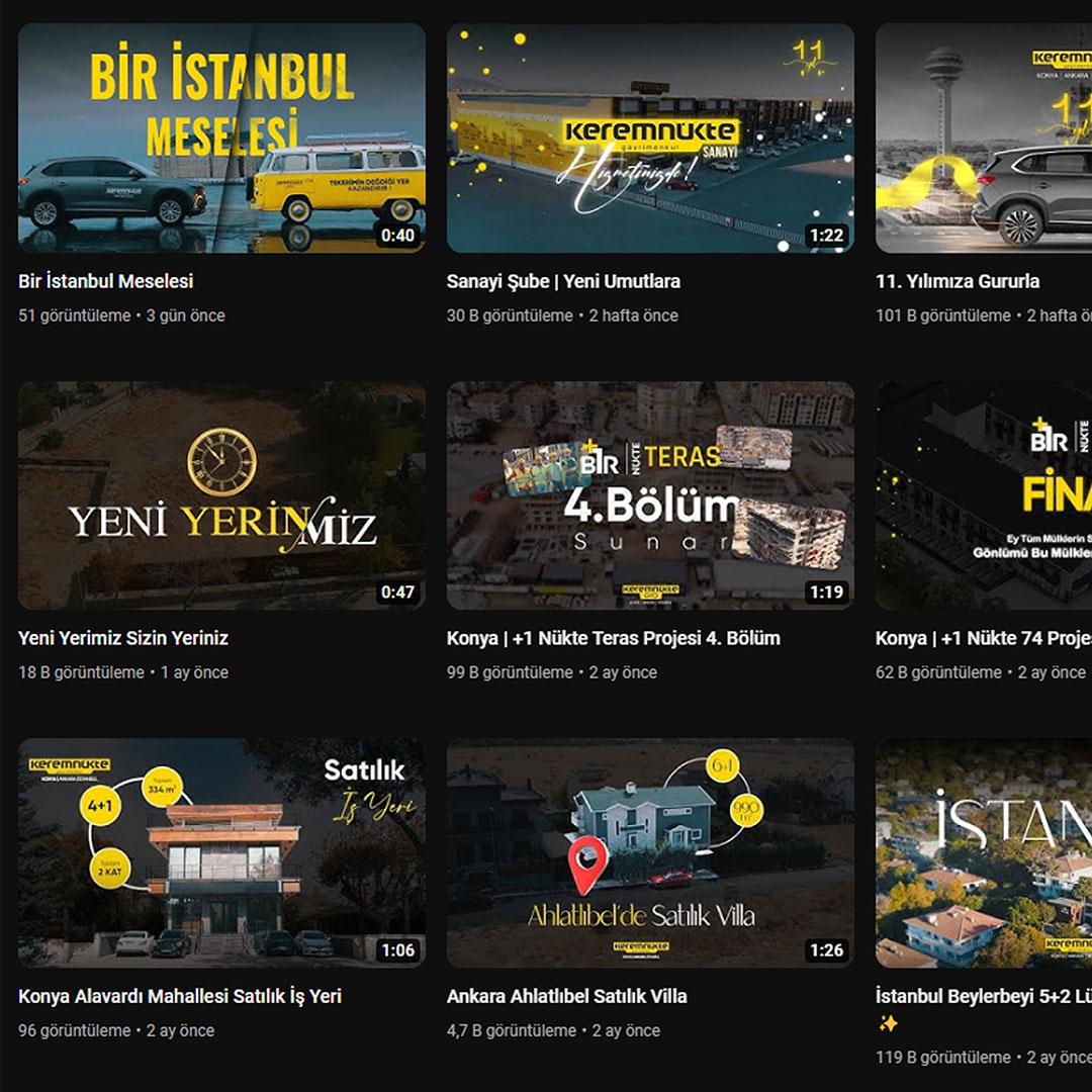 Şimdi ki YouTube Videolarımız