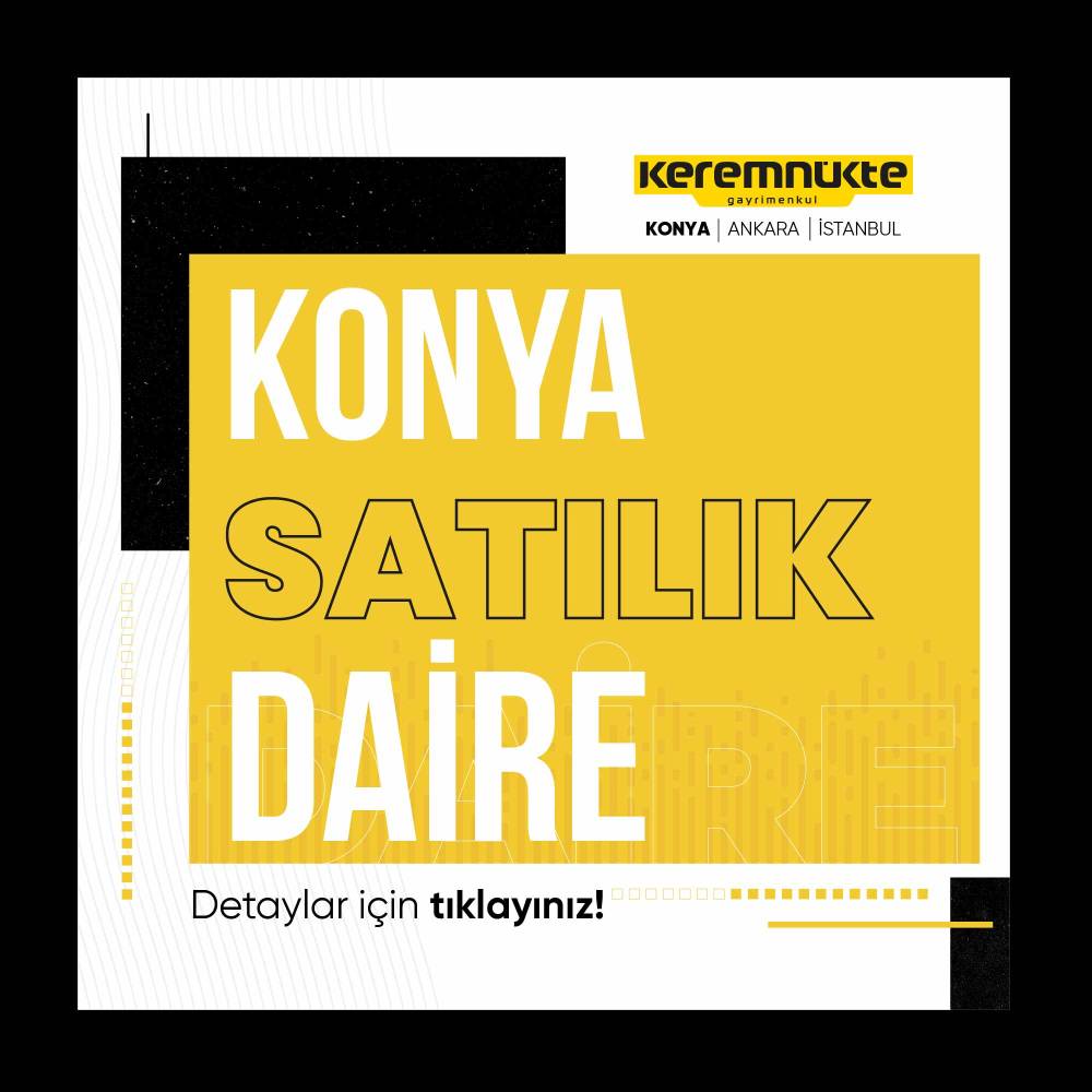Konya Satılık Daire - Selçuklu Sancak - Gayrimenkul Blog