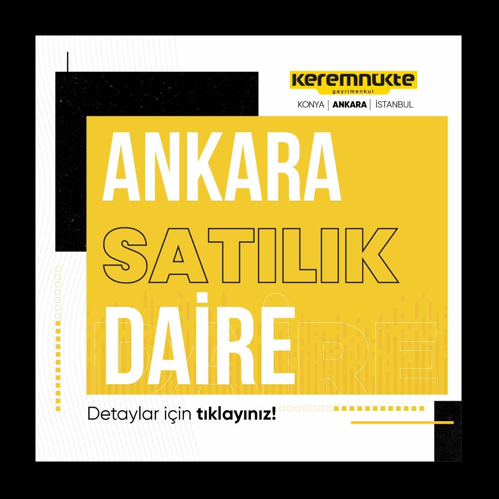 Ankara Çankaya’da Satılık Daire - Gayrimenkul Blog